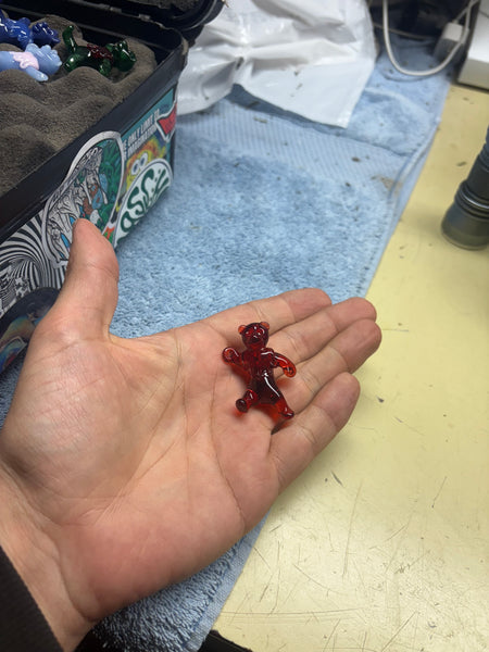 Dancing bear pendant