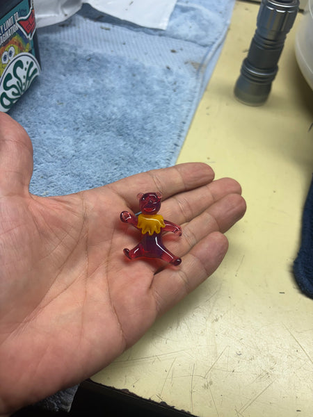 Dancing bear pendant