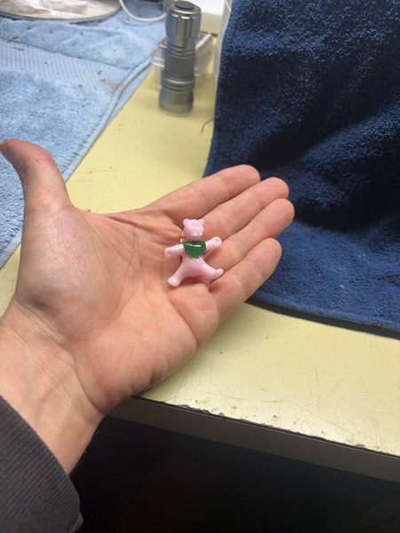 Vampire bear pendant