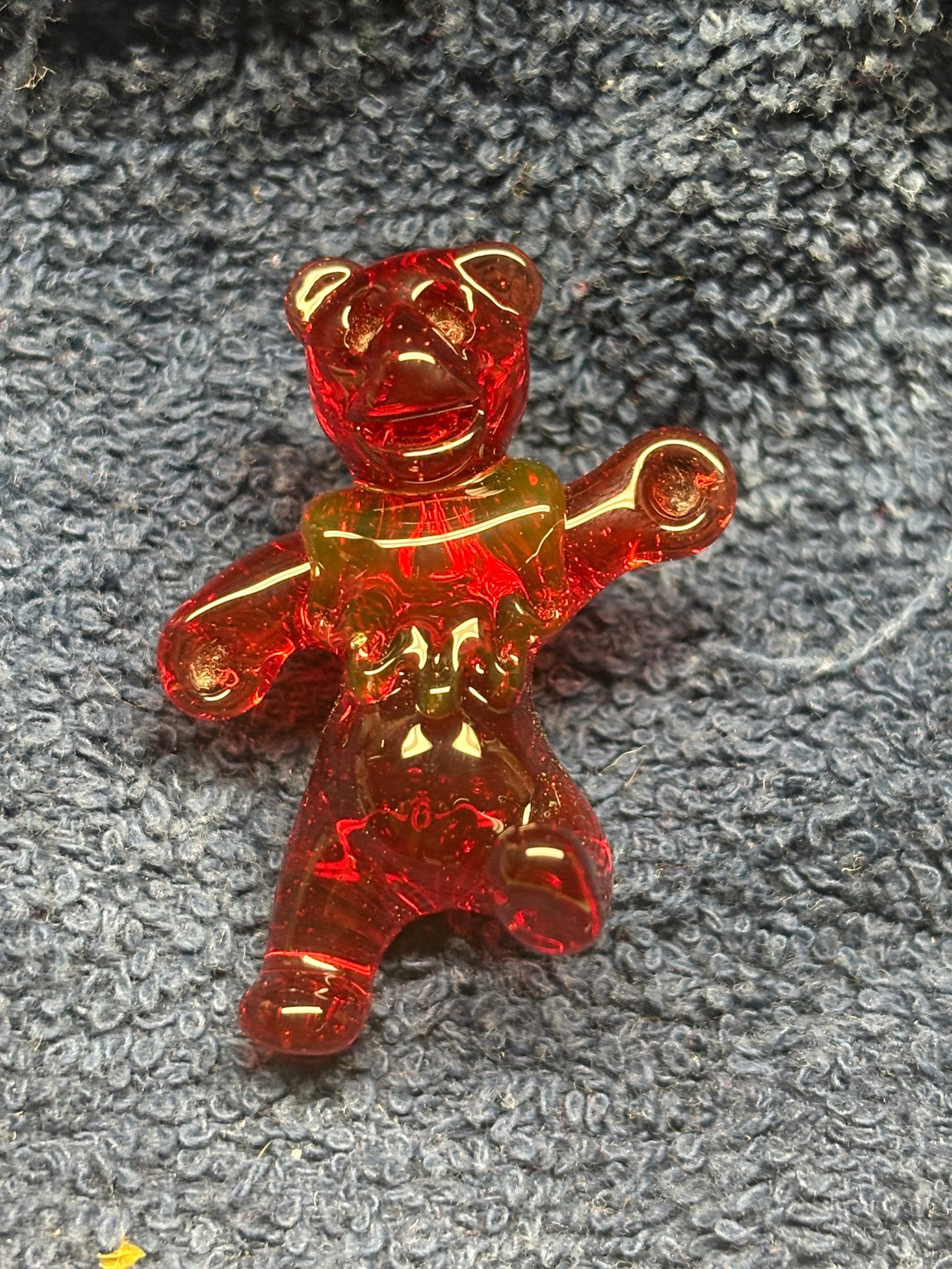 UV Dancing bear pendant
