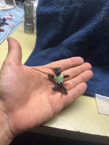 Dancing bear pendant