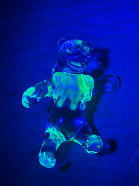 UV Dancing bear pendant