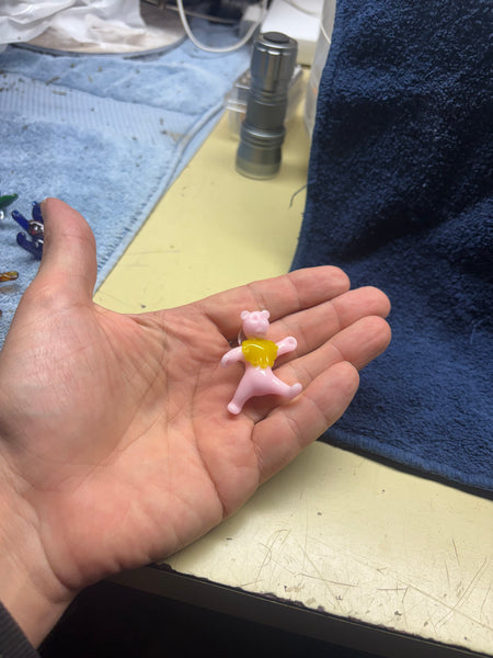 Dancing bear pendant