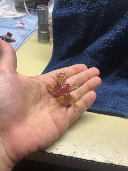 Dancing bear pendant