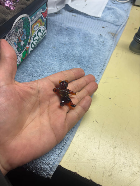 Dancing bear pendant