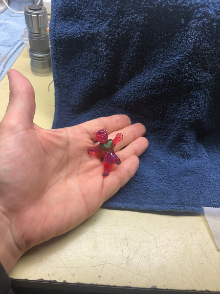 Dancing bear pendant