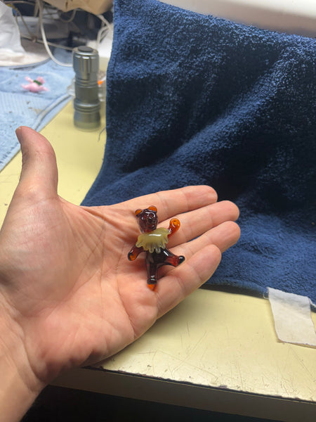 Dancing bear pendant