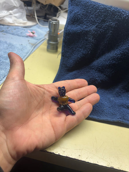 Dancing bear pendant