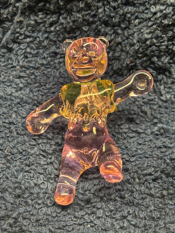 UV Dancing bear pendant