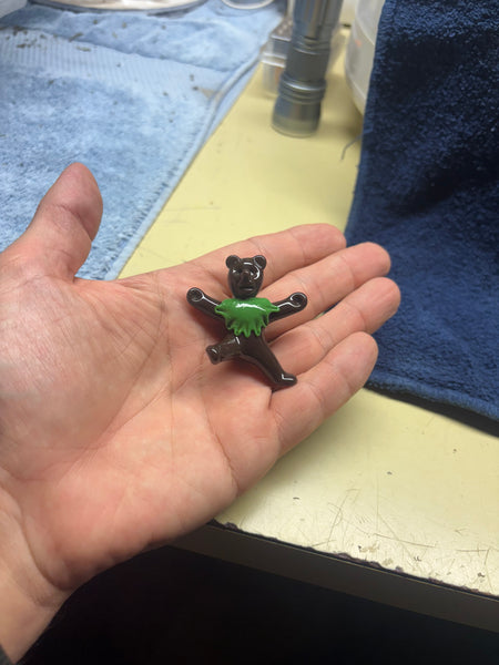 Dancing bear pendant