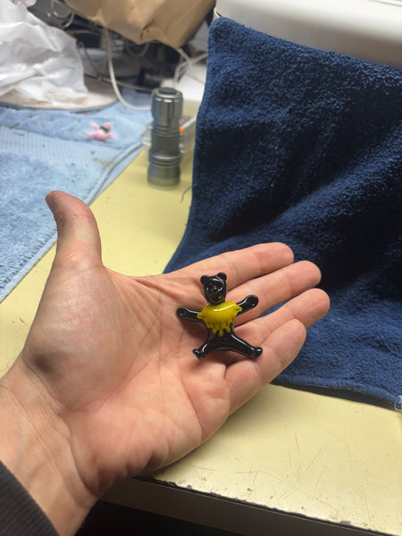 Dancing bear pendant