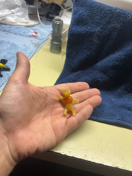 Dancing bear pendant