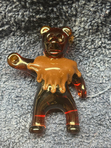 Dancing bear pendant