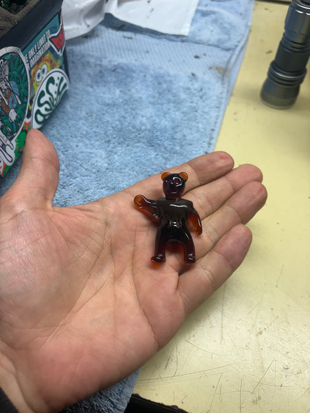 Dancing bear pendant
