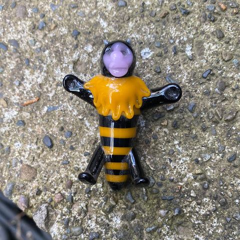 Bee bear pendant